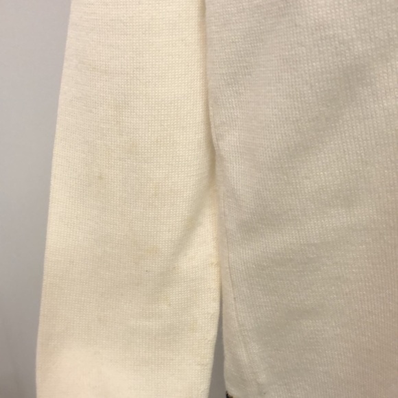 Gucci Ivory Striped Wool-Blend Trimmed Wool Cardigan - Picture 7 of 12